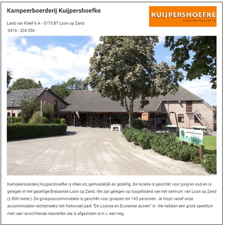 Kampeerbperderij Kuijpershoefke
